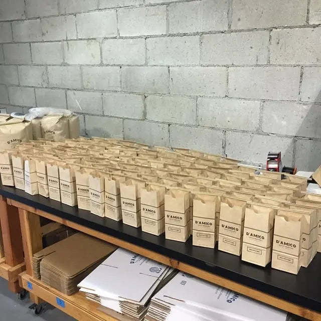 Bagged by hand, shipped