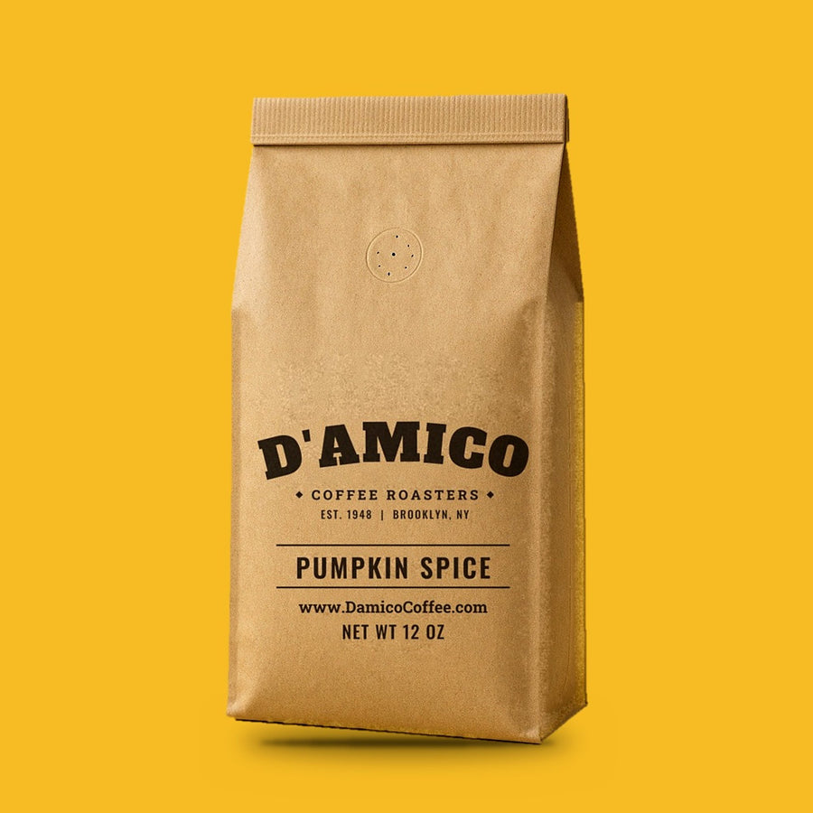 Pumpkin Spice, 12 oz bag of D'Amico coffee