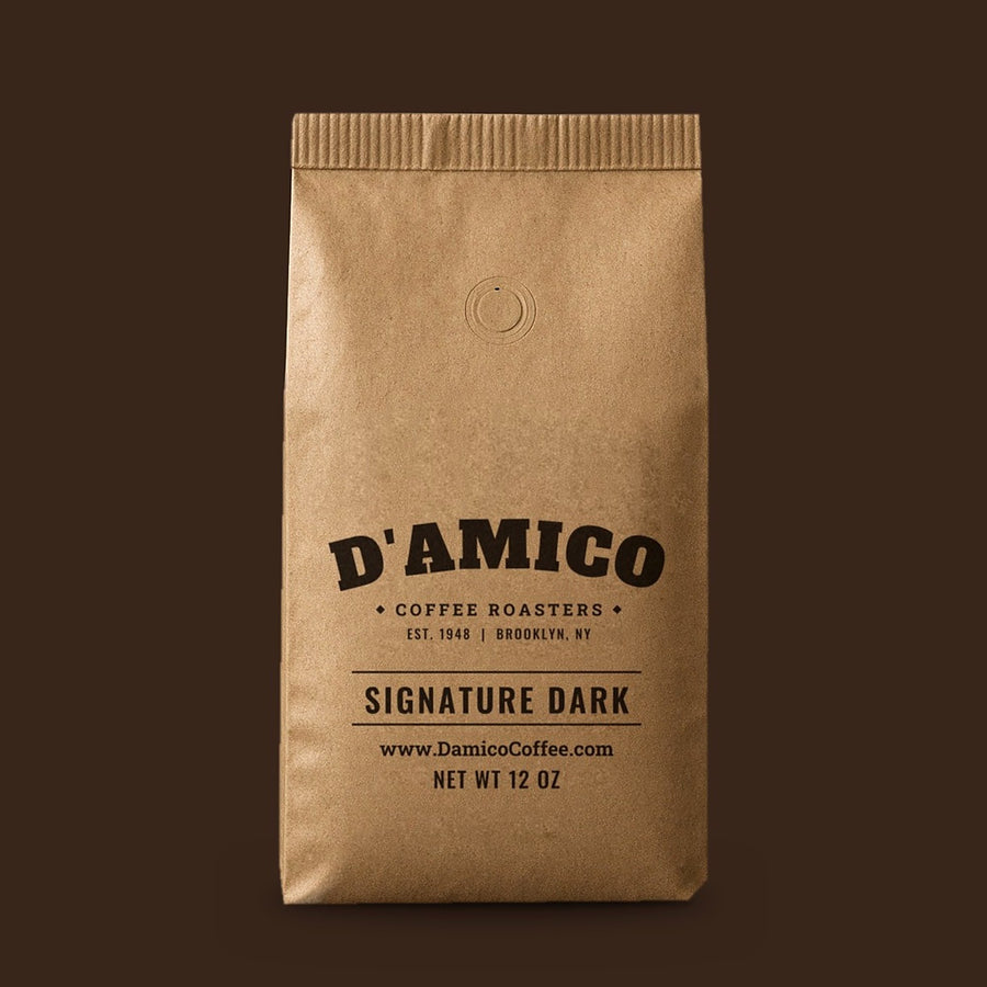 D'Amico Signature Dark, 12 oz bag of D'Amico coffee